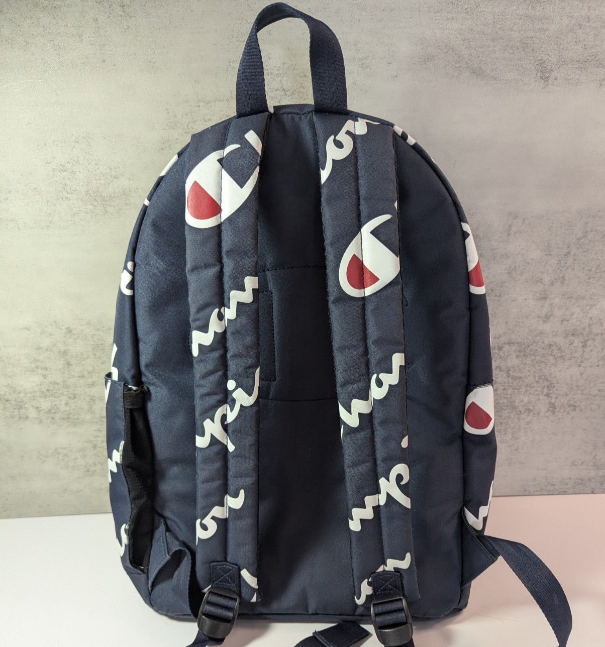 Champion Advocate Black Canvas Backpack All Over Print