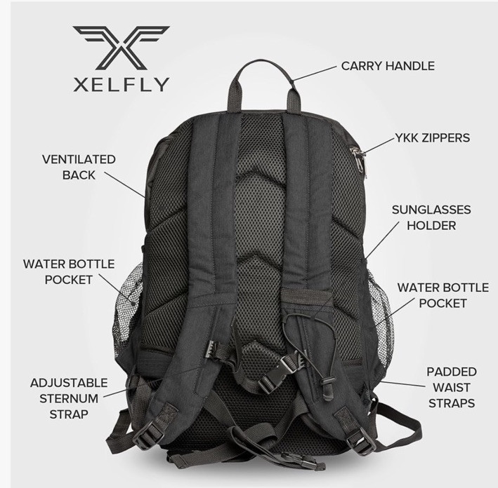 25L Basketball Backpack with Ball Compartment For Sports Equipment, Gym, Travel