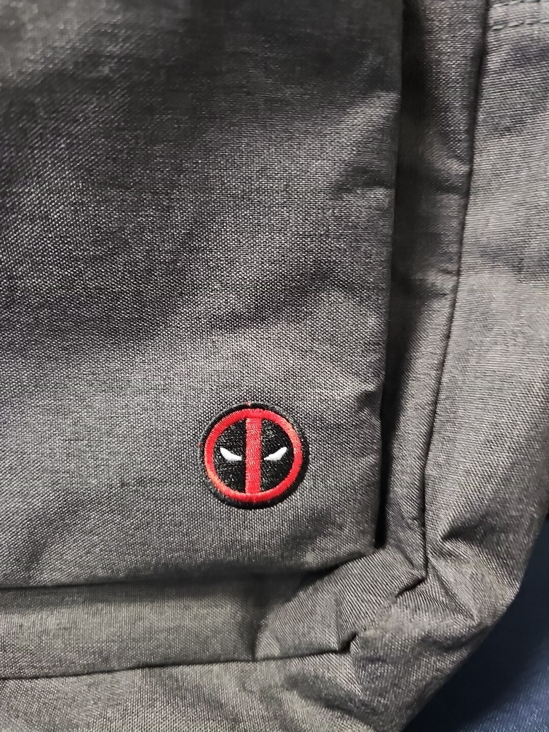 Deadpool Gray Backpack 12″ X 17″ NWOT