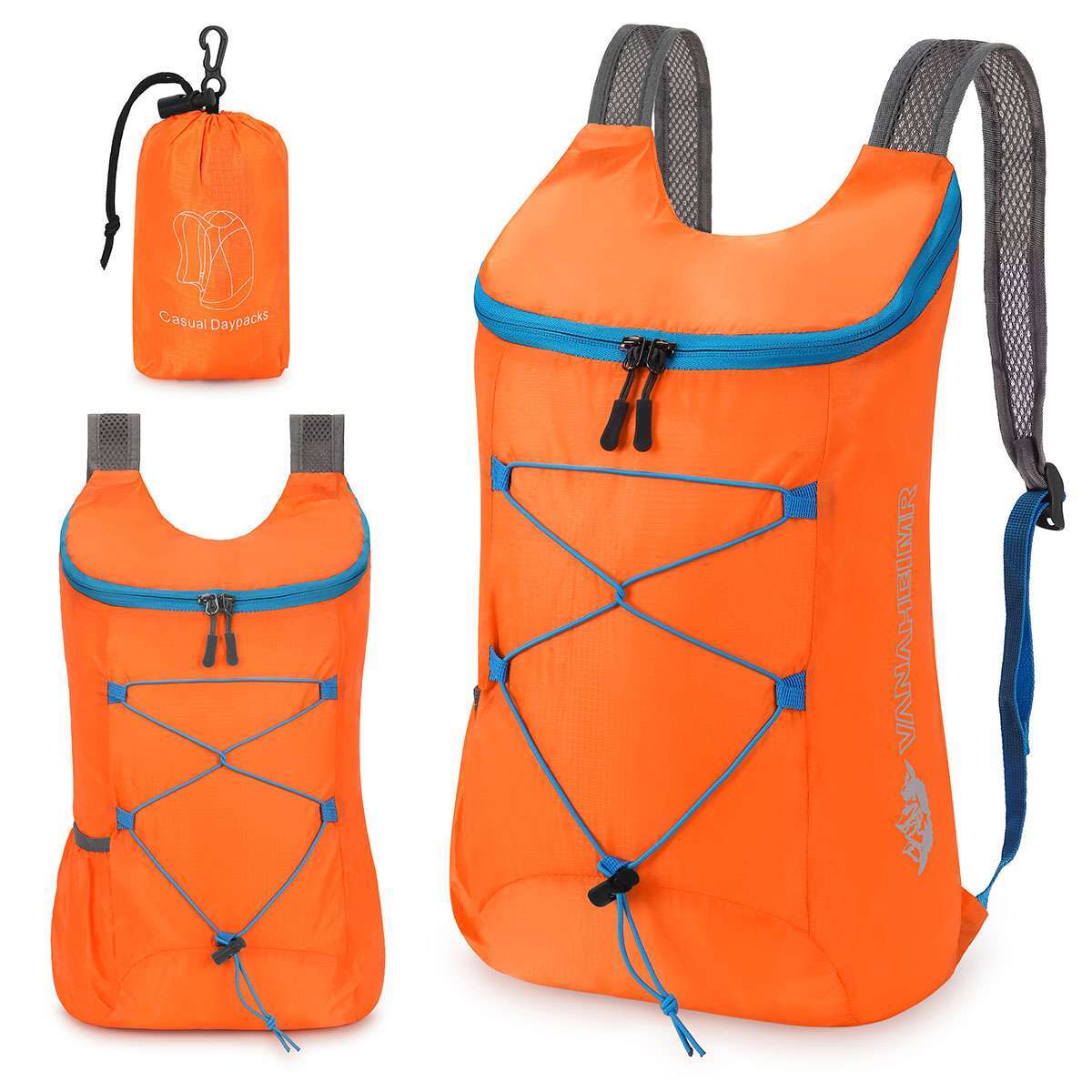 Foldable Tactical Travel Backpack Waterproof Outdoor Rucksack Camping Hiking Bag