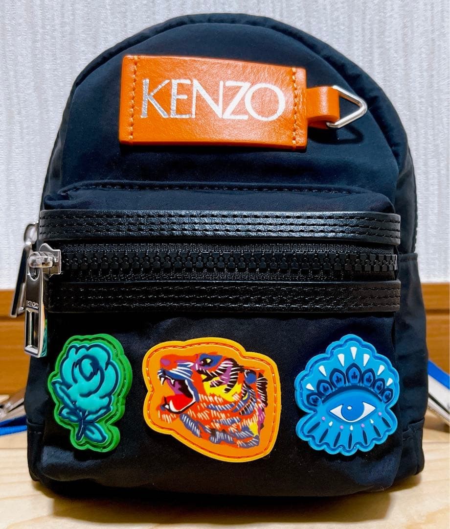 Kenzo Bts Icon Badges Mini Backpack Limited Edition Men’s bags, stylish, popular