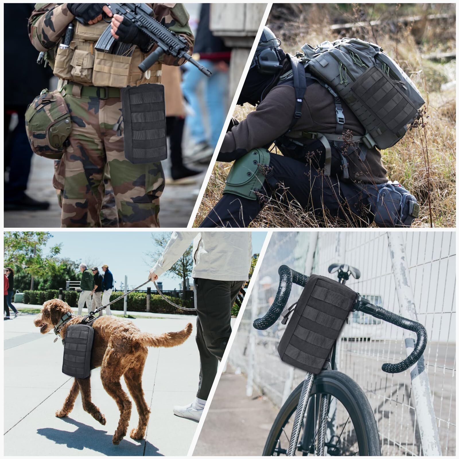 Molle Pouch Compact Utility Edc 600D Gadget Tactical Hanging Waist Bag Gear Tool