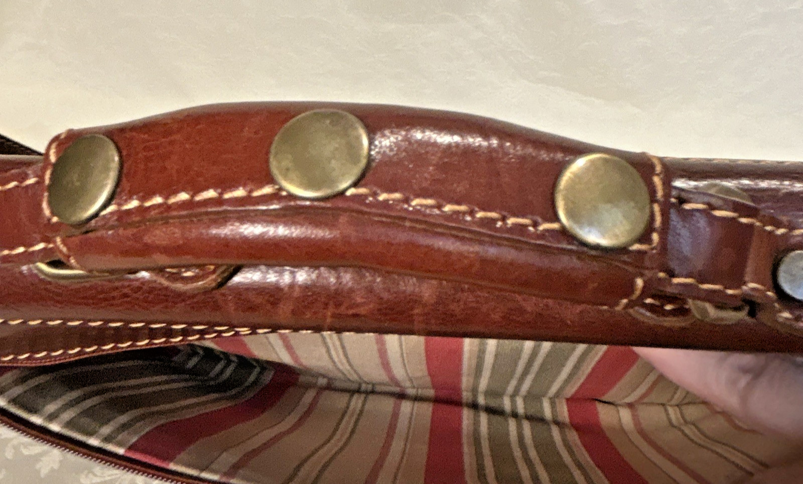 Cenzo Italian Leather Briefcase Messenger Bag Floto Laptop Case Satchel Brown WR
