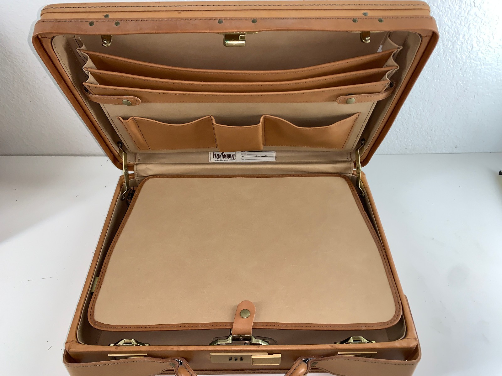 Hartmann Belting Leather Briefcase Attache