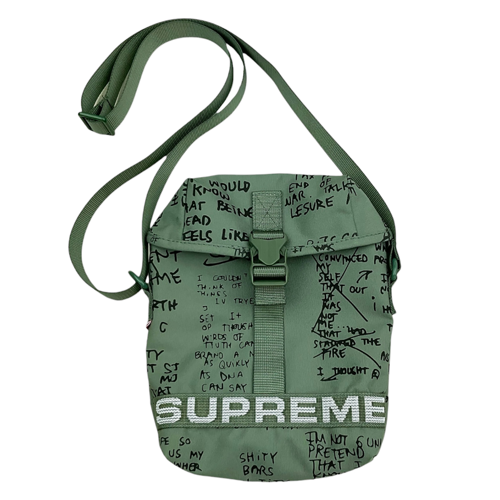 Supreme SS23 Military Field Side Bag Olive Gonz Green