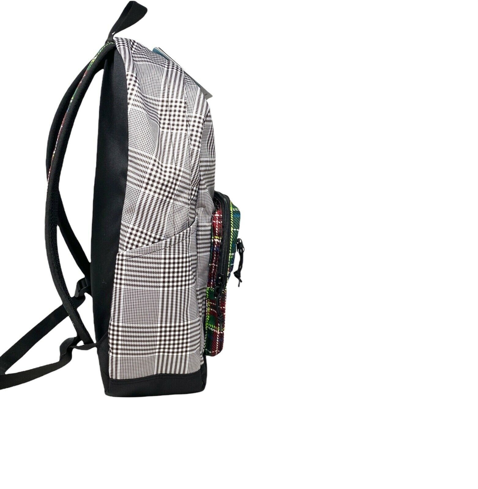 Converse Go 2 Patterned Check Backpack 24 Liter Capacity, 10019901-A01
