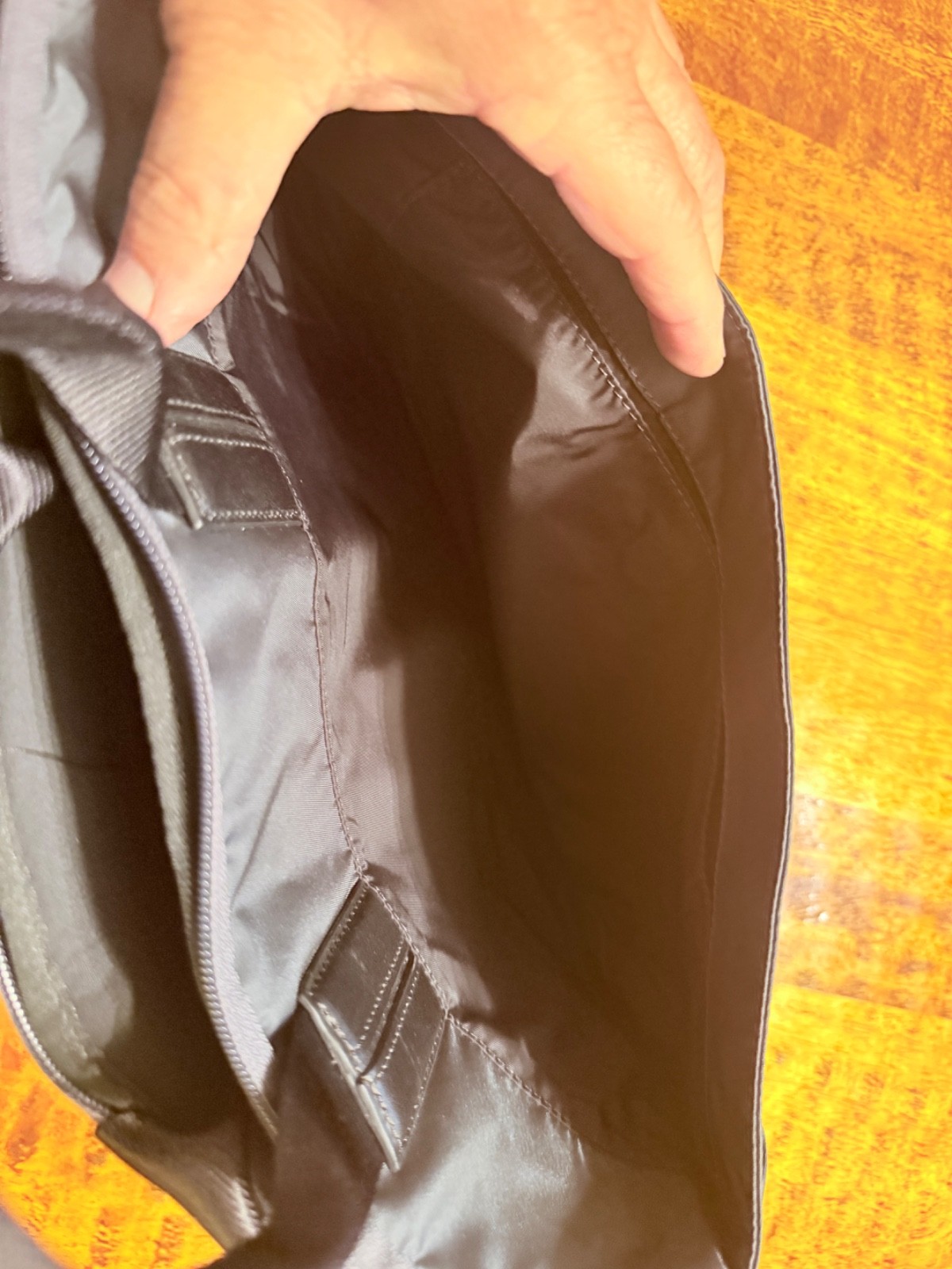 Tumi Ballistic Black Nylon Computer Laptop Briefcase sjq6