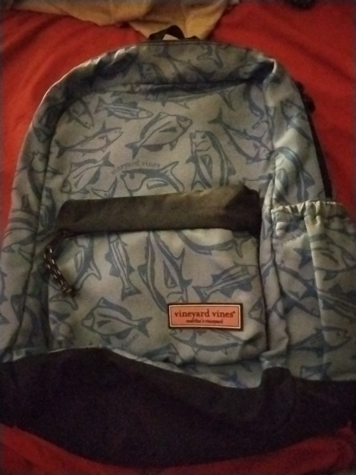VINEYARD VINES BACKPACK FISH BLUE MARTHA’S VINEYARD VINTAGE