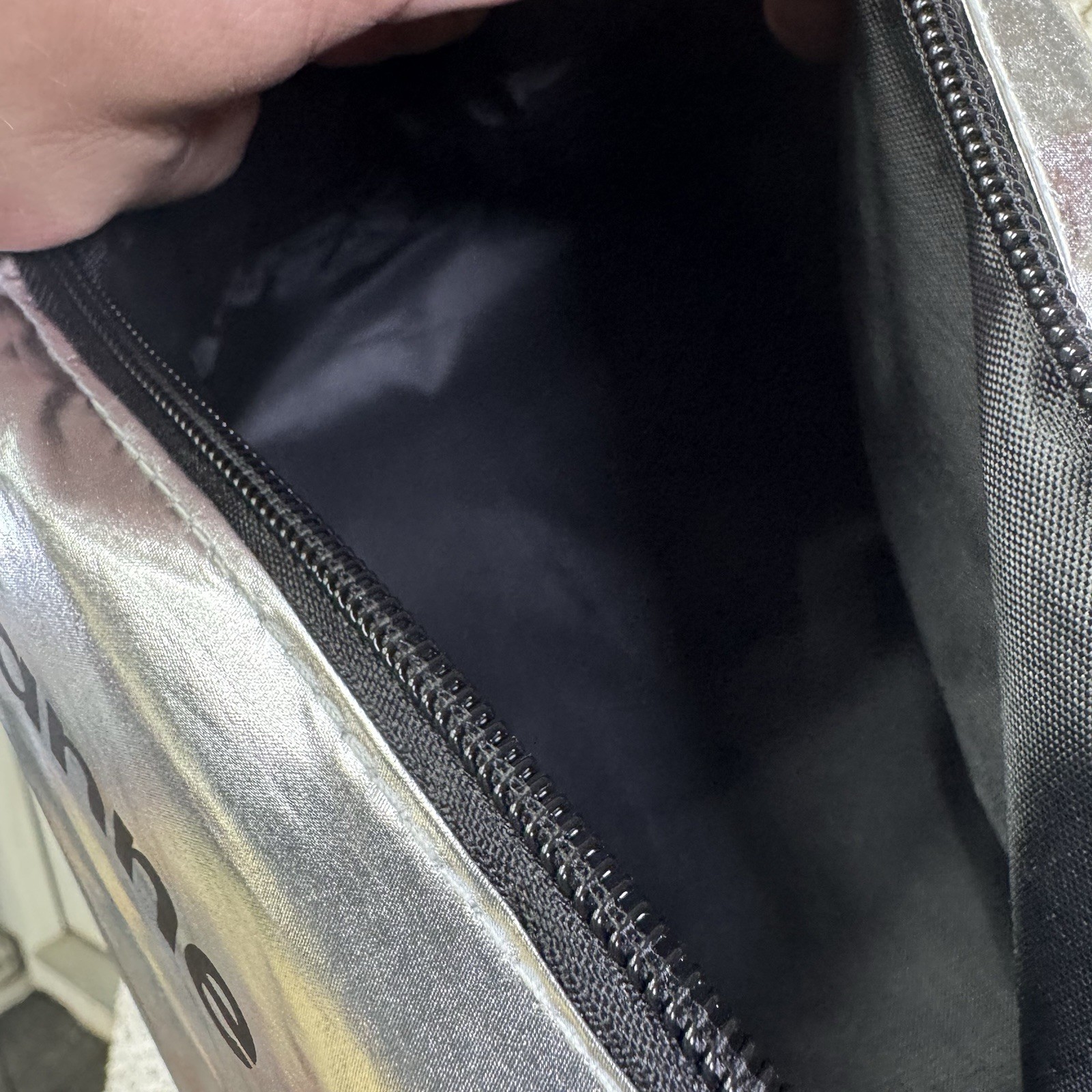 Paco Rabanne Metallic Silver Versatile Bag Pouch From Cologne Designer Fannypack