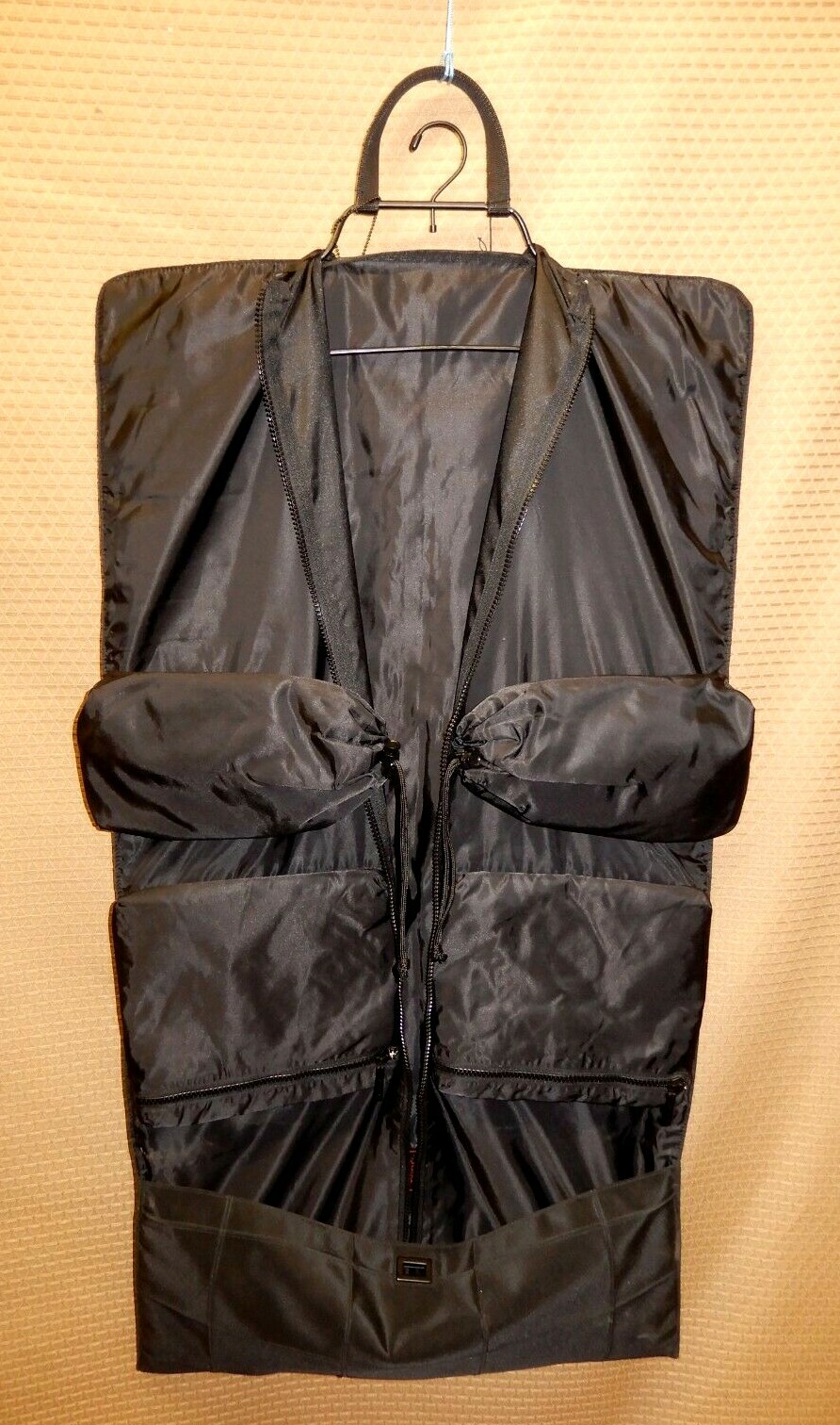FALCHI SPORT BLACK MULTI PURPOSE SUIT TRAVEL BAG MADE BY CARLOS FALCHI