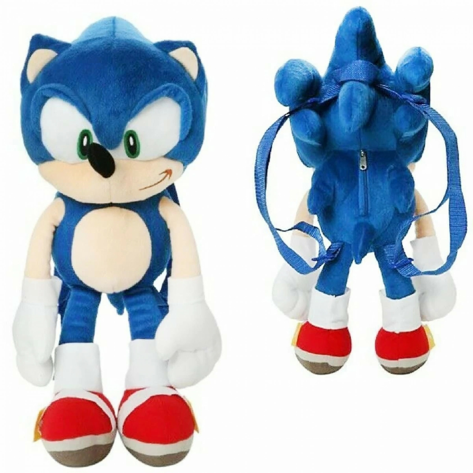 Sonic the Hedgehog 17″ Plush Backpack Blue