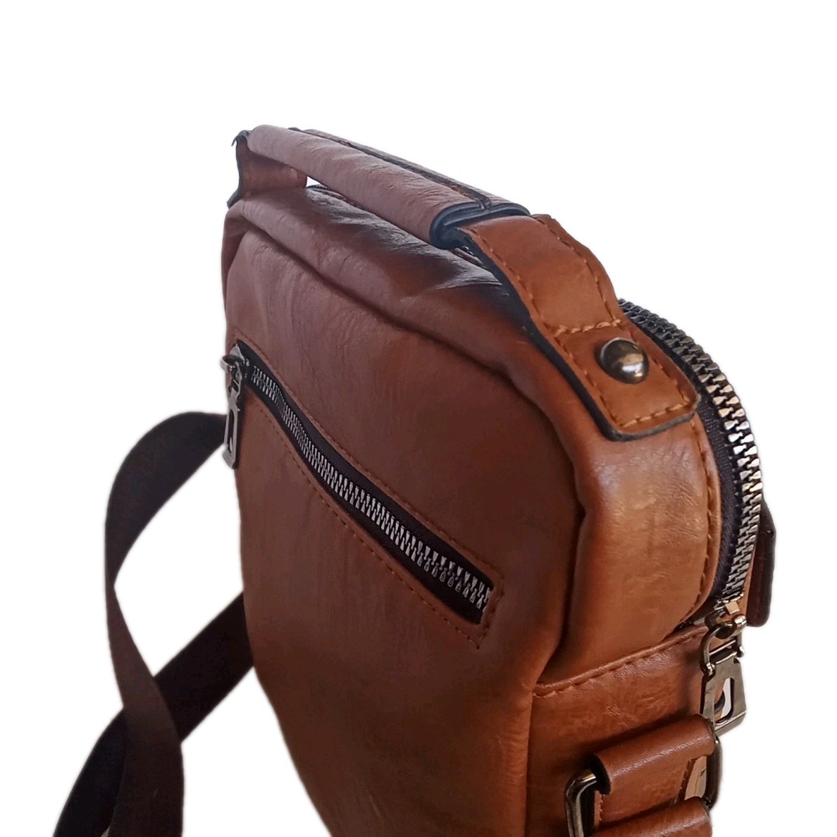 Weixier Service Bag Crossbody JW Ministry Missionary Bible Messenger Brown PU