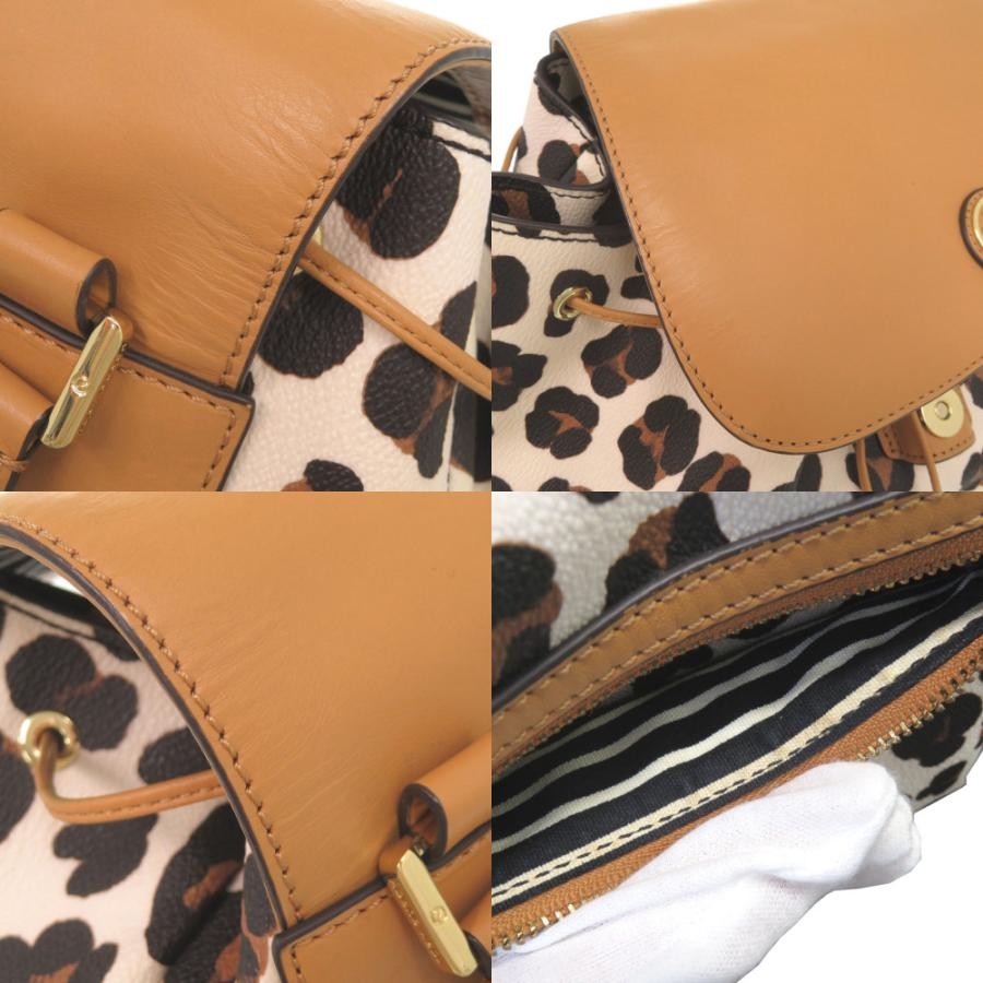 Tory Burch Leopard Print PVC Multicolor