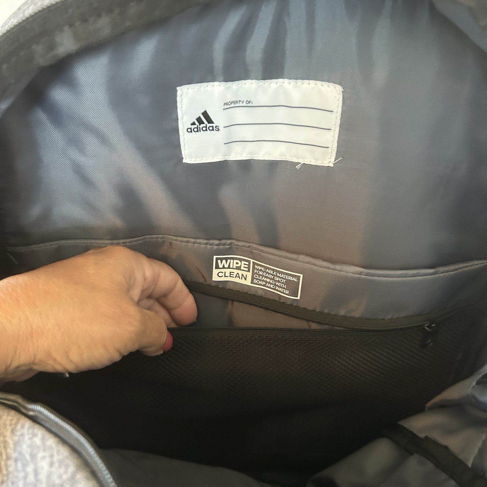 Adidas League Three Stripe 2 Backpack – Gray/Black UNISEX MSRP $55 ** SALE **