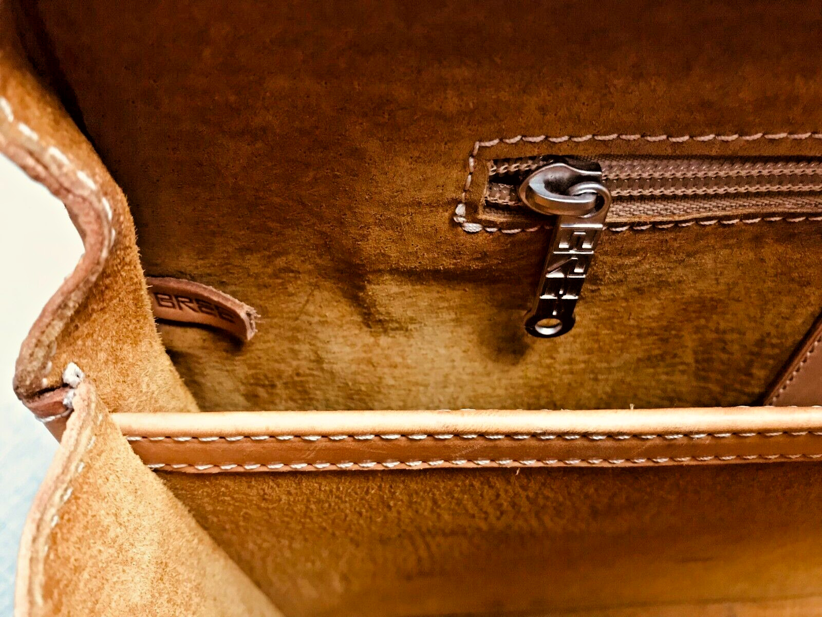 ORIGINAL BREE Tan Heavy Leather Briefcase Lawyer – Doctor Bag …. GERMANY