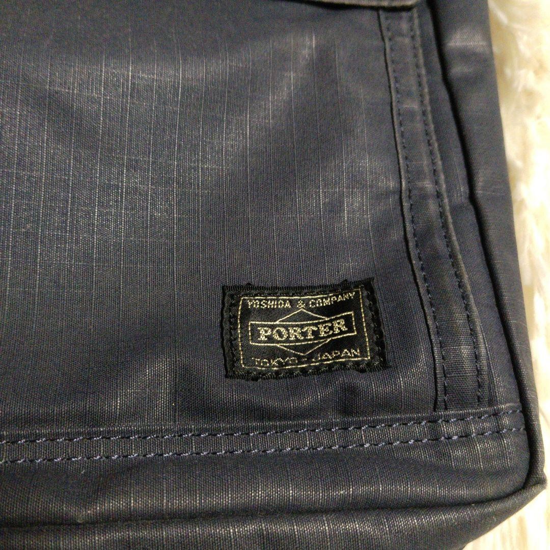 Authentic PORTER Yoshida & Co. Shoulder Bag Nylon Navy 30cm x 22cm x 6.5cm Sligh