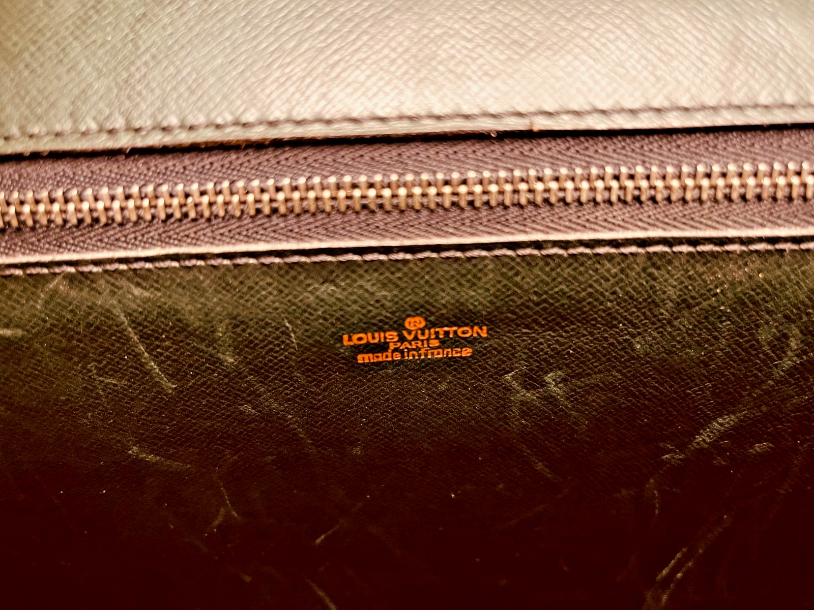 LOUIS VUITTON “SELBIT” NOMADE Leather Briefcase / Satchel / Portfolio – France