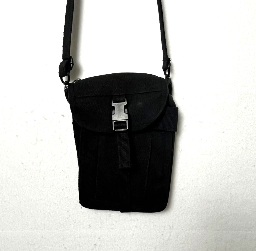 Rothco Heavyweight Canvas Travel Portfolio Bag Black Rugged Adjustable Crossbody