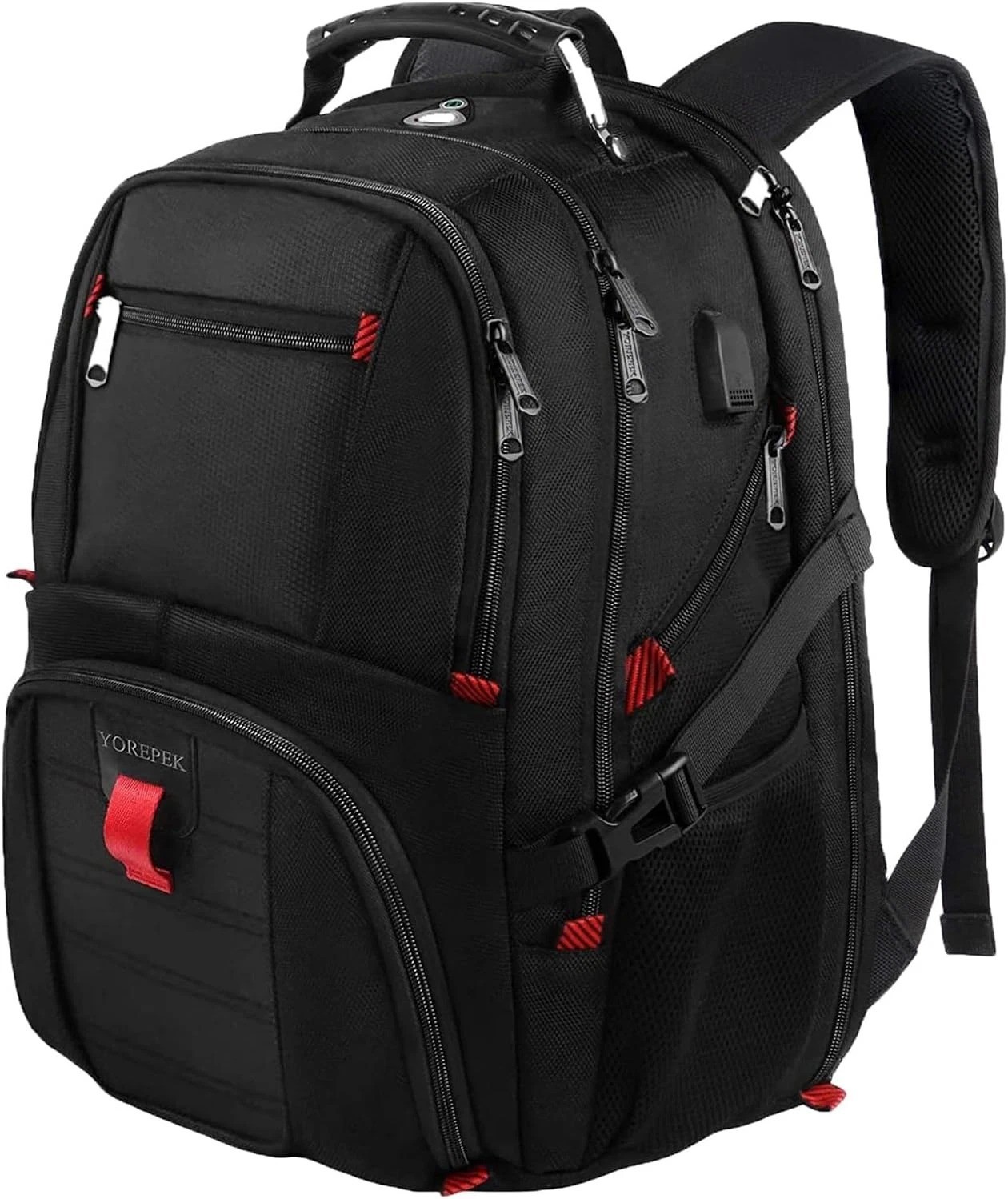 YOREPEK Travel Backpack, 50L Extra Large Laptop Backpacks for Men Women, Water R