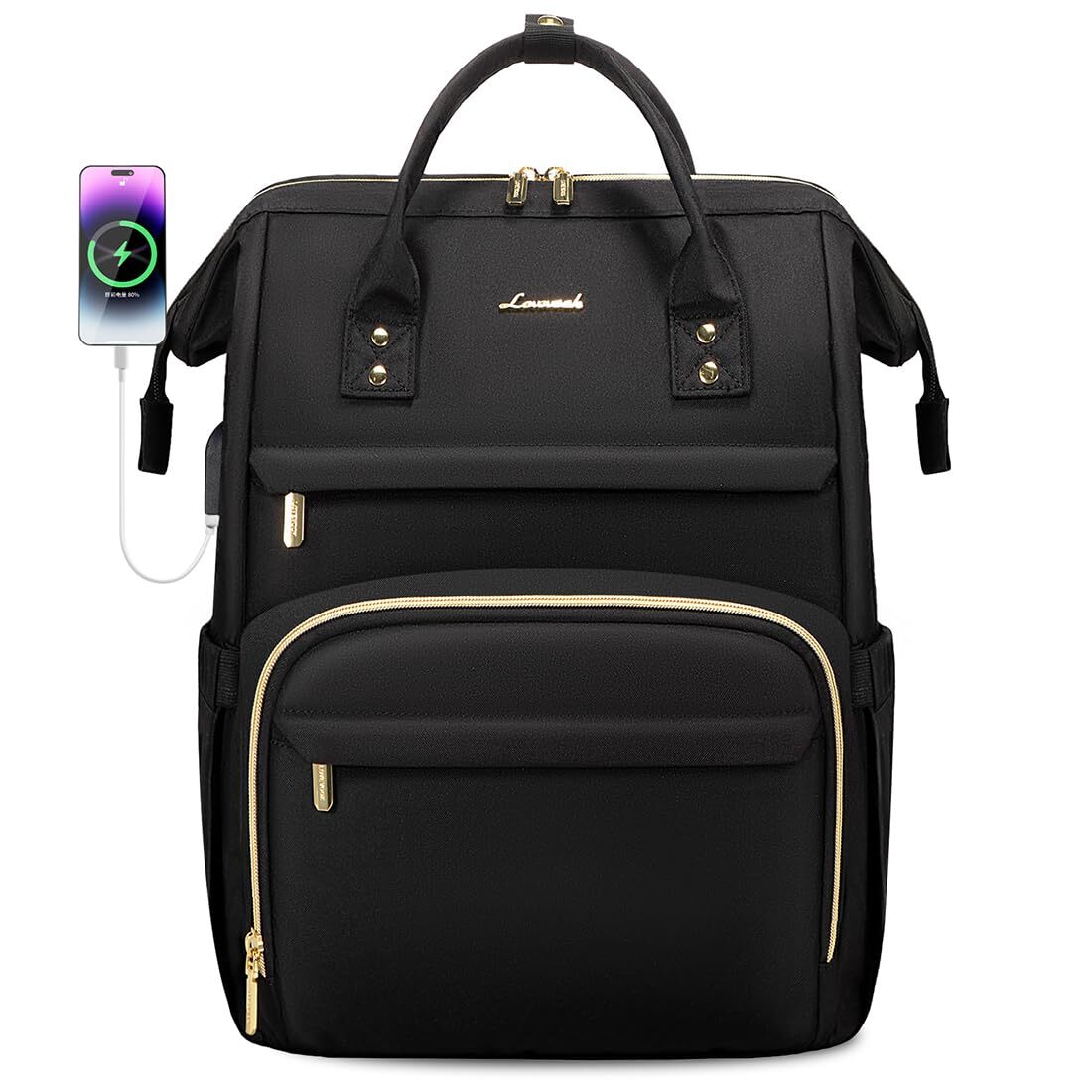 Laptop Backpack,15.6 Inch Professional Womens Purse Computer Bag Nurse Teacher