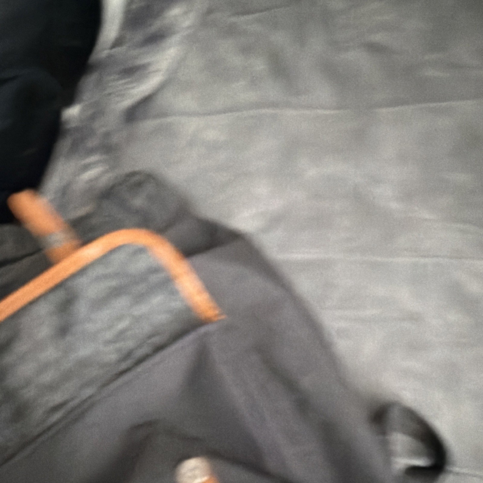 Original Penguin Black Backpack Brown Buckle Adjustable Padded Straps Men