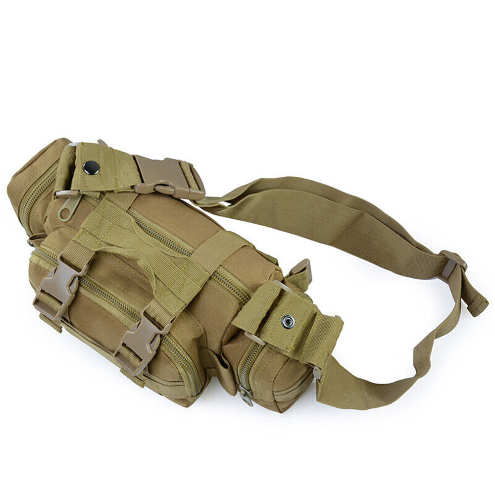 Tactical Waist Pack Molle Pouch Deployment Bag Utility Outdoor Camping Hiking