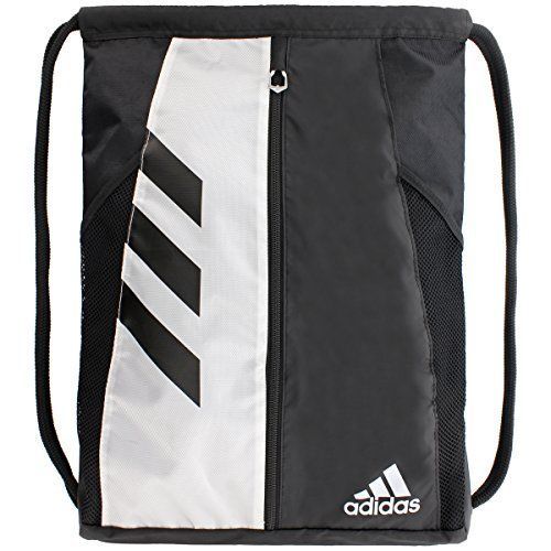 Adidas Team Issue Sackpack Black White Authentic Backpack One Size College NEW
