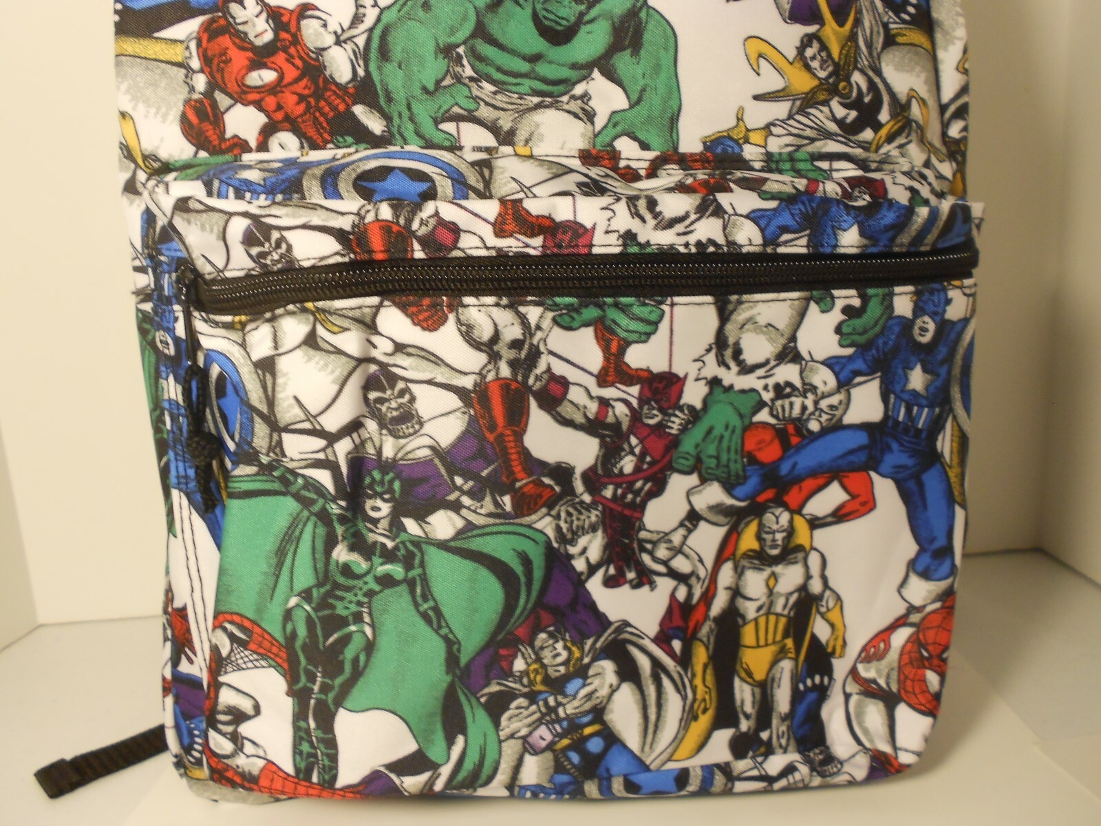 Marvel AVENGERS BACKPACK Iron Man, Hulk, Spider-Man, Thanos, Thor, Dr. Strange