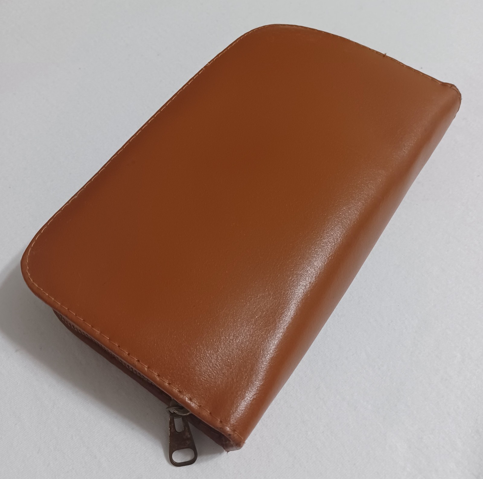 Vintage West Germany Leather Grooming Kit With Manicure Set & Brush, Zippered