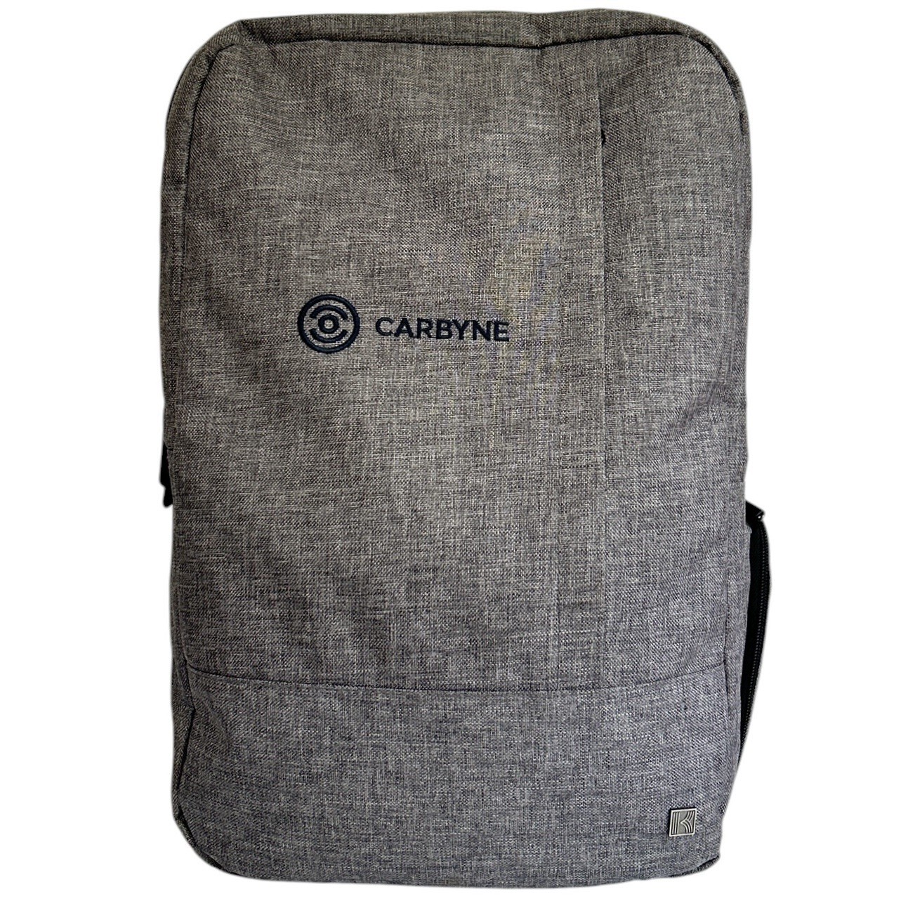 Kapston Pierce Carbyne Backpack Gray Black Sleek Modern Design Laptop School Bag