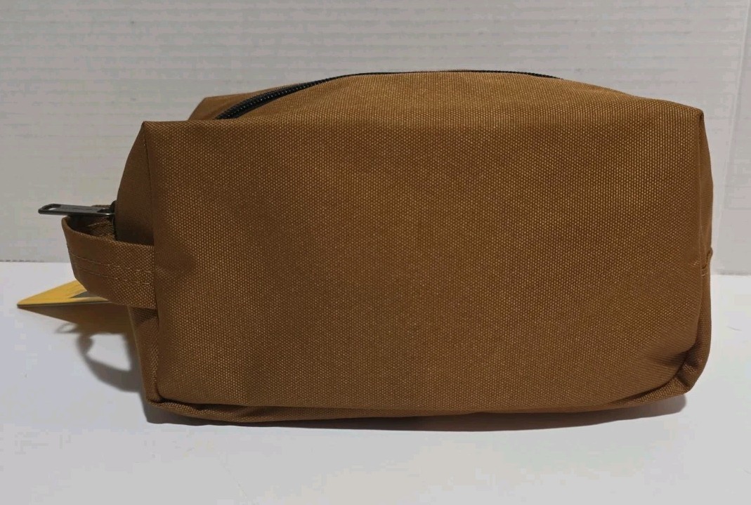 Carhartt Travel Bag CA0555 9×4.5×4.5in Brown NWT