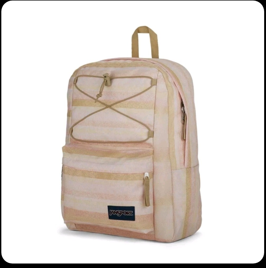 NEW JanSport JS0A4NVB Flex Pack Backpack Sunny Stripe 1587 cu in 21 L