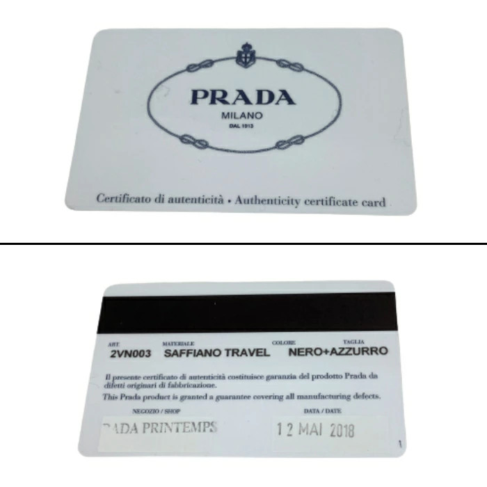 PRADA 2Vn003 Clutch Bag Document Case Saffiano Travel Mini Black