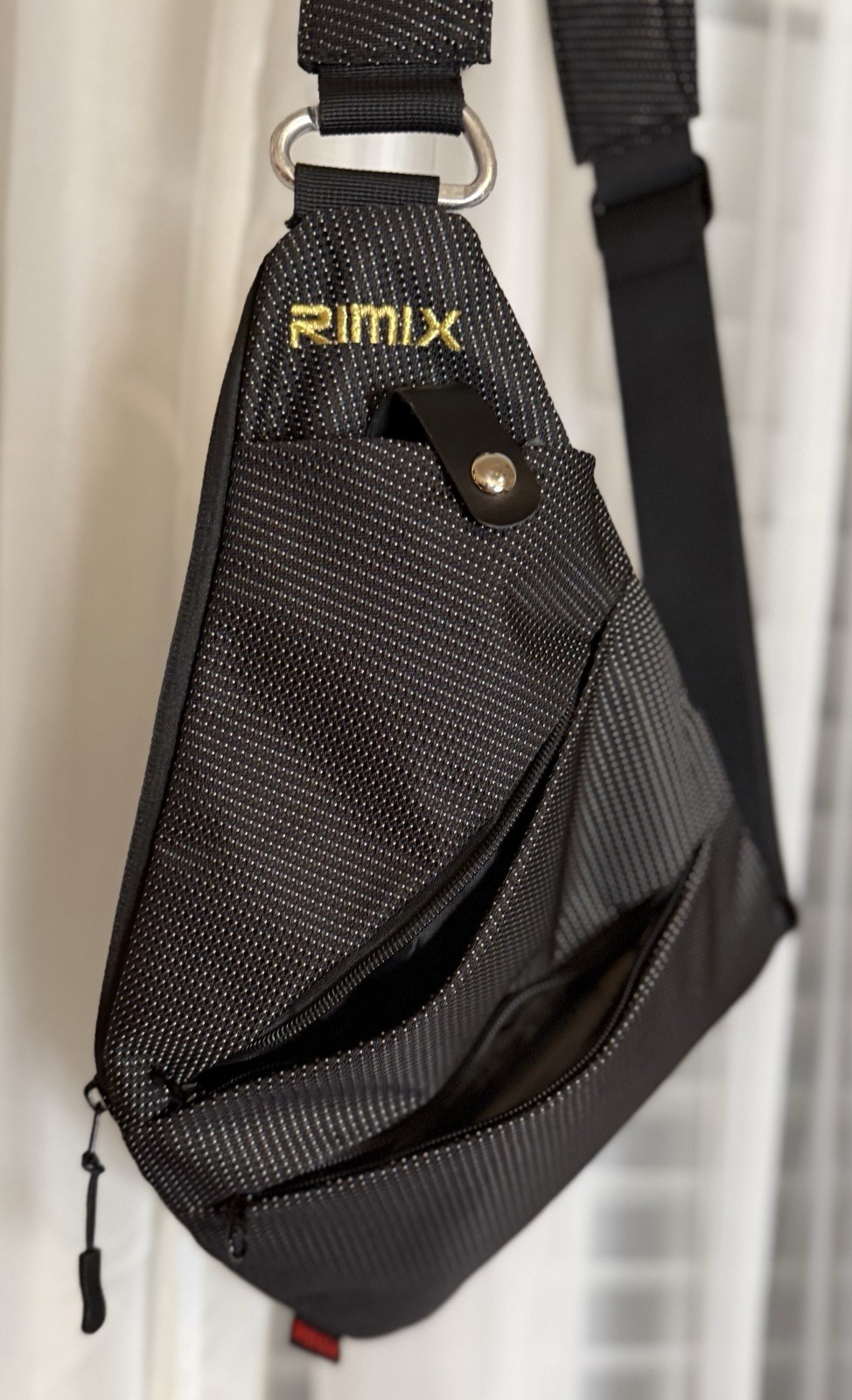 Durable Anti-Thief Sling Tactical Bag w/ Adjustable Straps Secret Pockets
