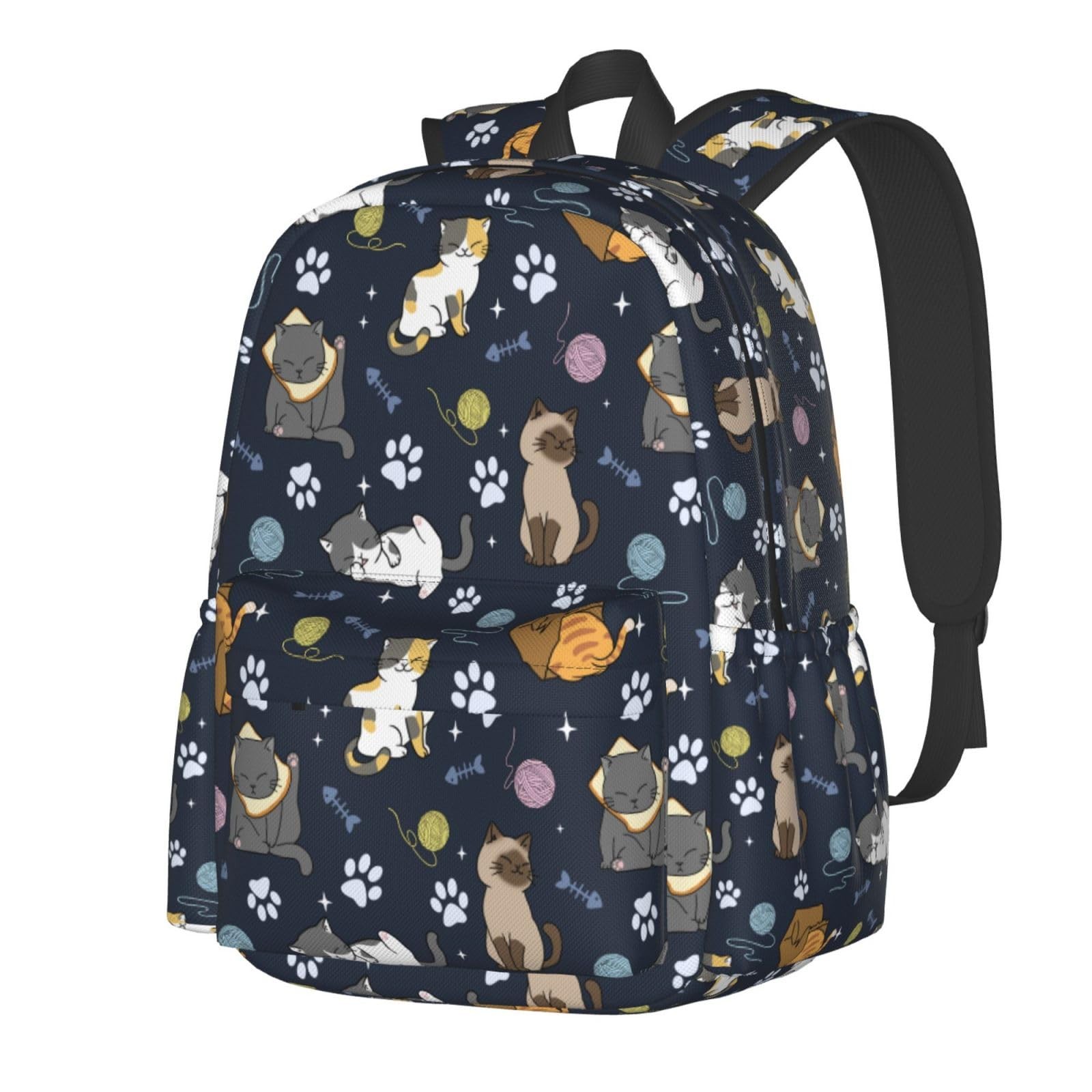 Cute Cats Backpack 16.9 inch, Womens Travel Casual Laptop, Hiking Daypack
