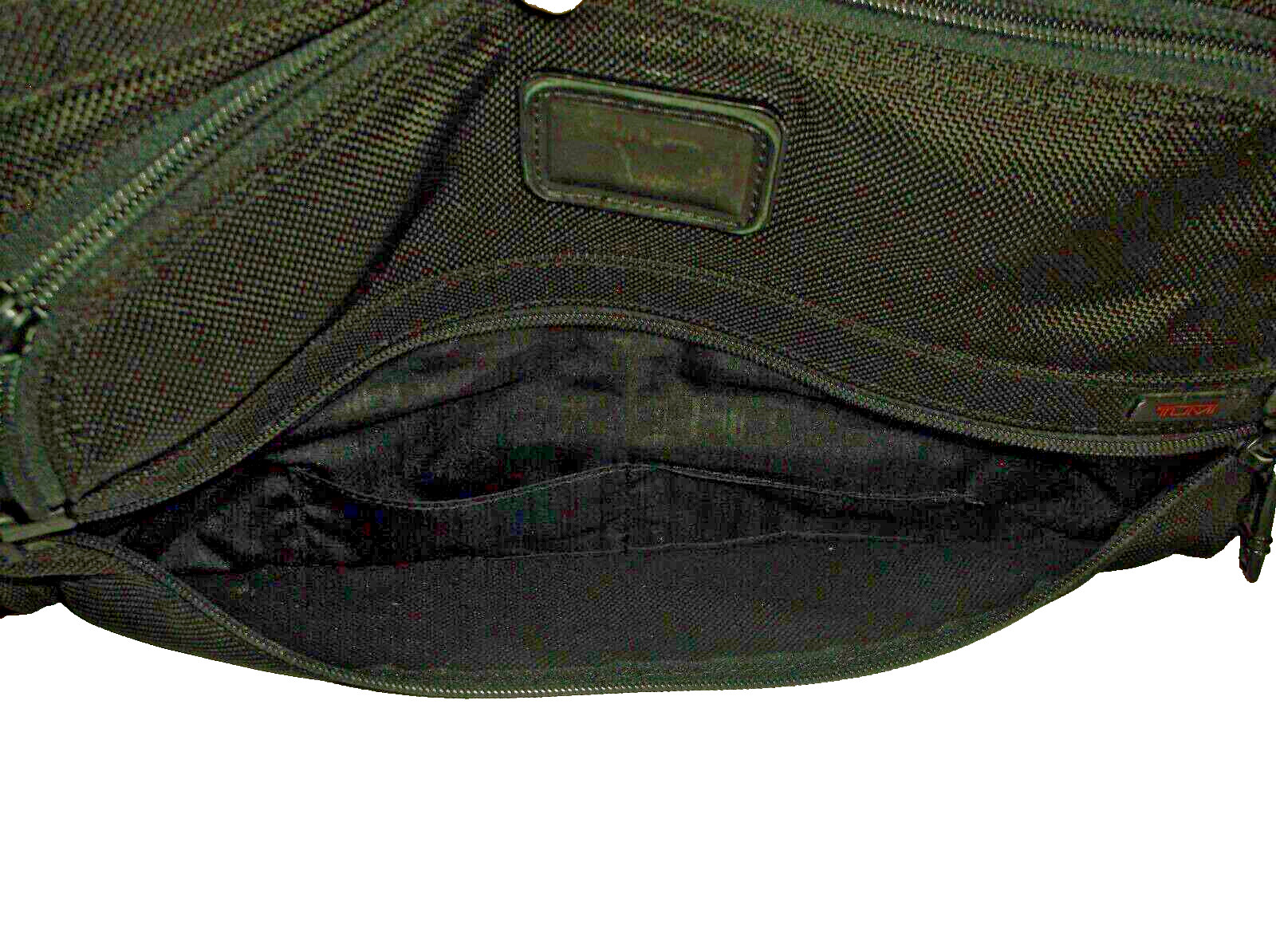 Tumi 26101DH Alpha Slim Black Nylon Portfolio Briefcase Bag 11.5 X 16 X 2.5