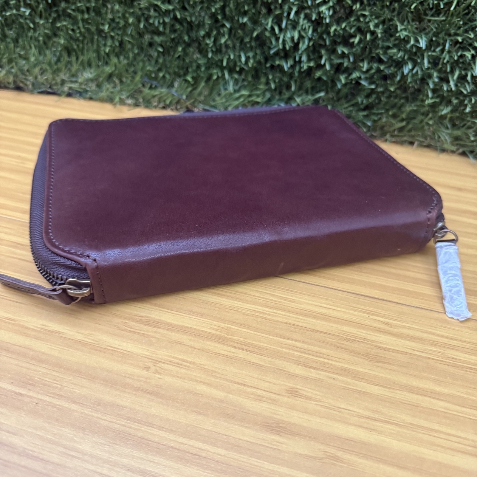 Leather Tech Organizer-Brown