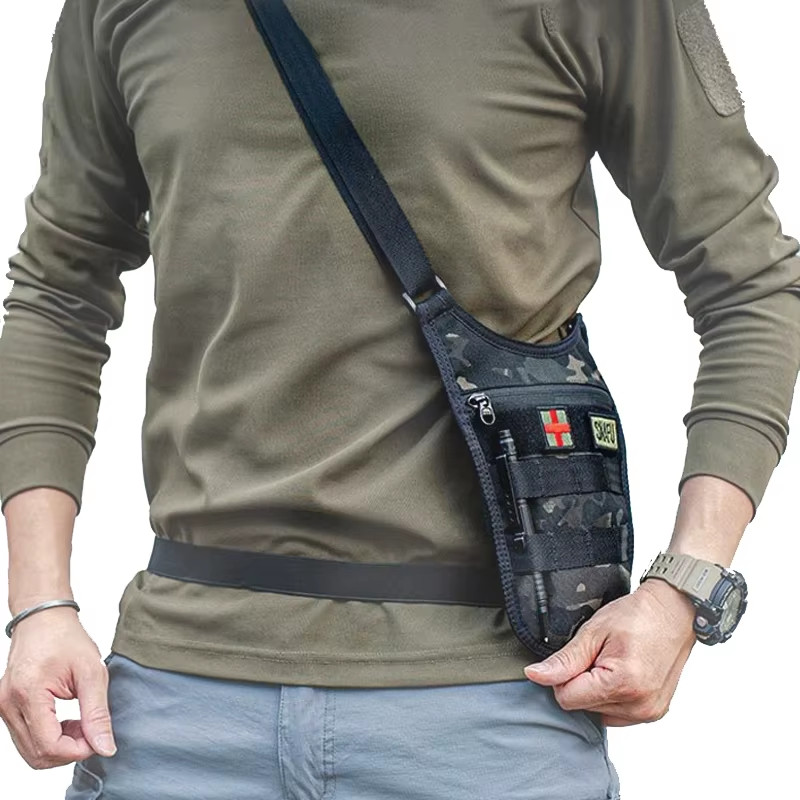 Tactical Shoulder Bag Small Crossbody EDC Molle Concealed Anti-Theft Men