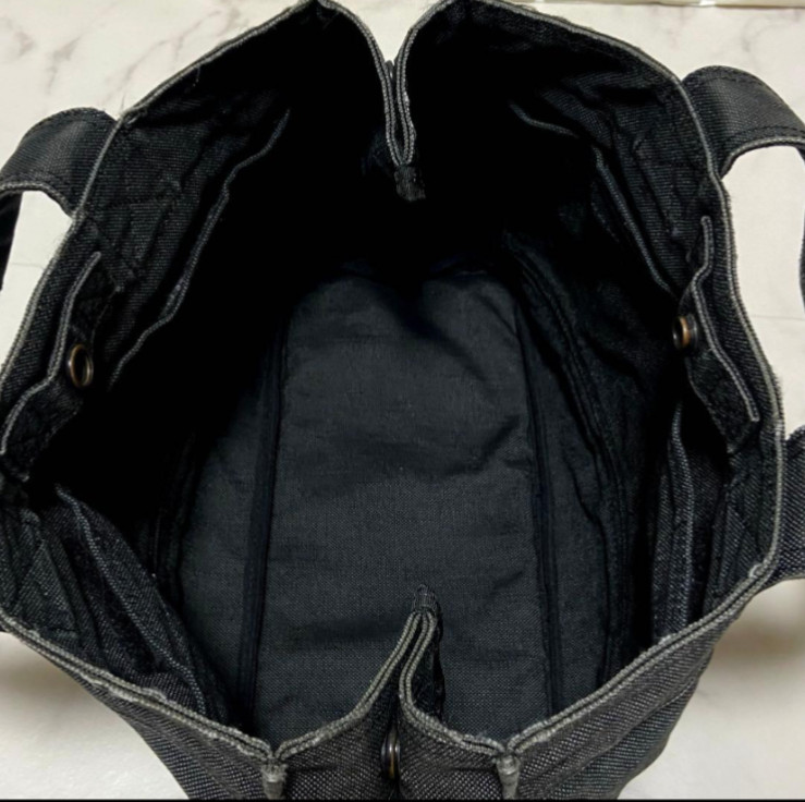 Yoshida Porter SMOKY Tote Bag S Black Made in Japan