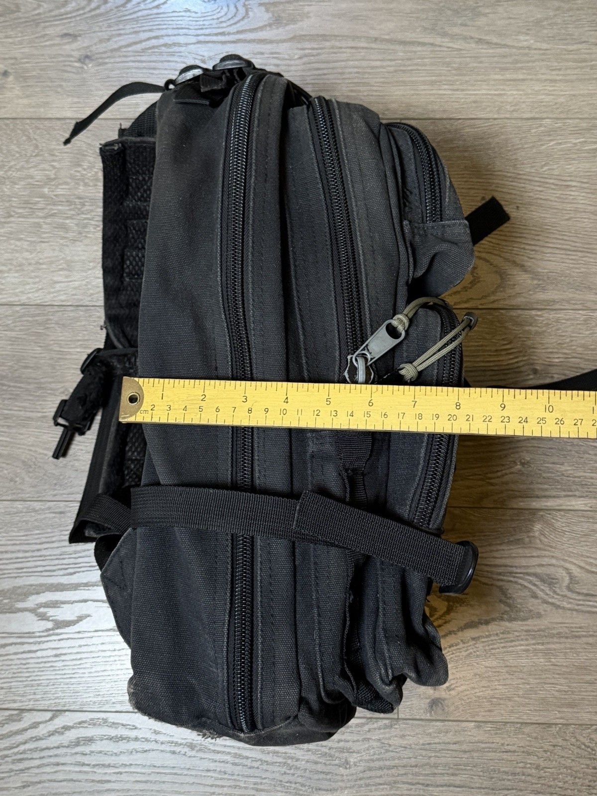 Rothco Large Black Drab Tactical Rugged Bag Backpack Hiking Hunting MOLLE