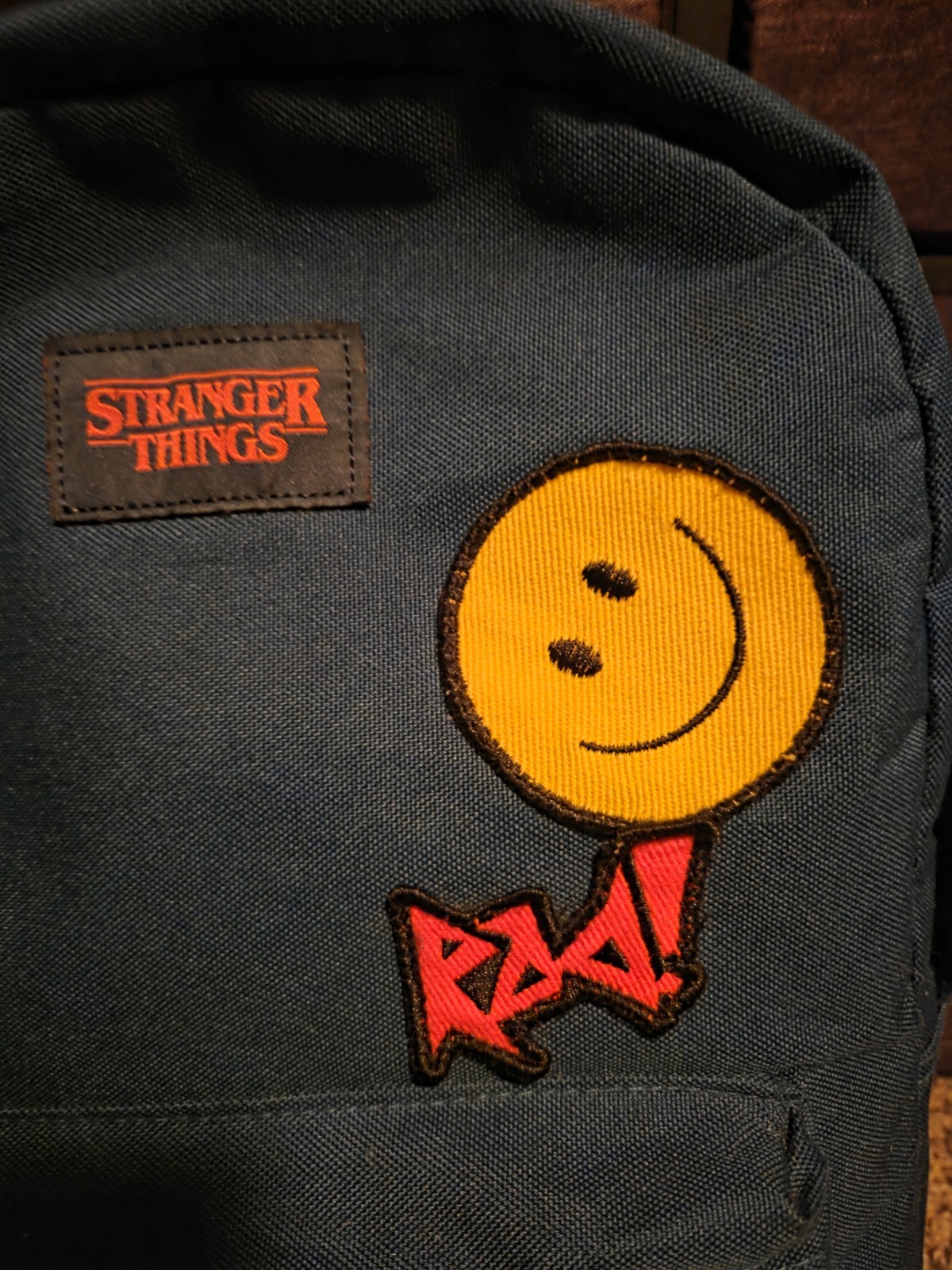 Stranger Things Backpack Netflix Season 1 BMX Limited School Bag Rare see photo
