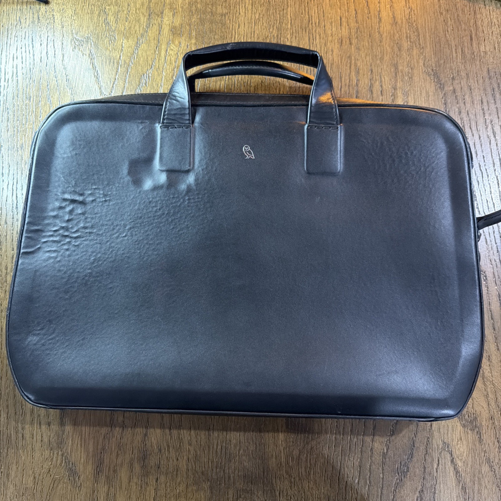 Bellroy Designers Edition Leather Laptop Briefcase Black Work Messenger Bag