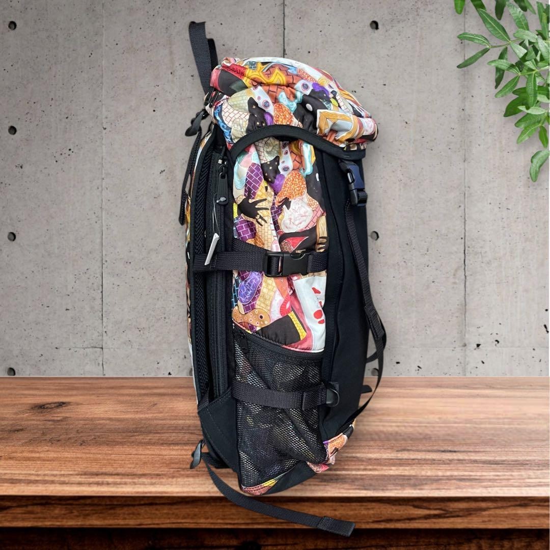 Authentic DIESEL × PORTER Backpack Tadanori Yokoo Art Collaboration 50cm Black/N
