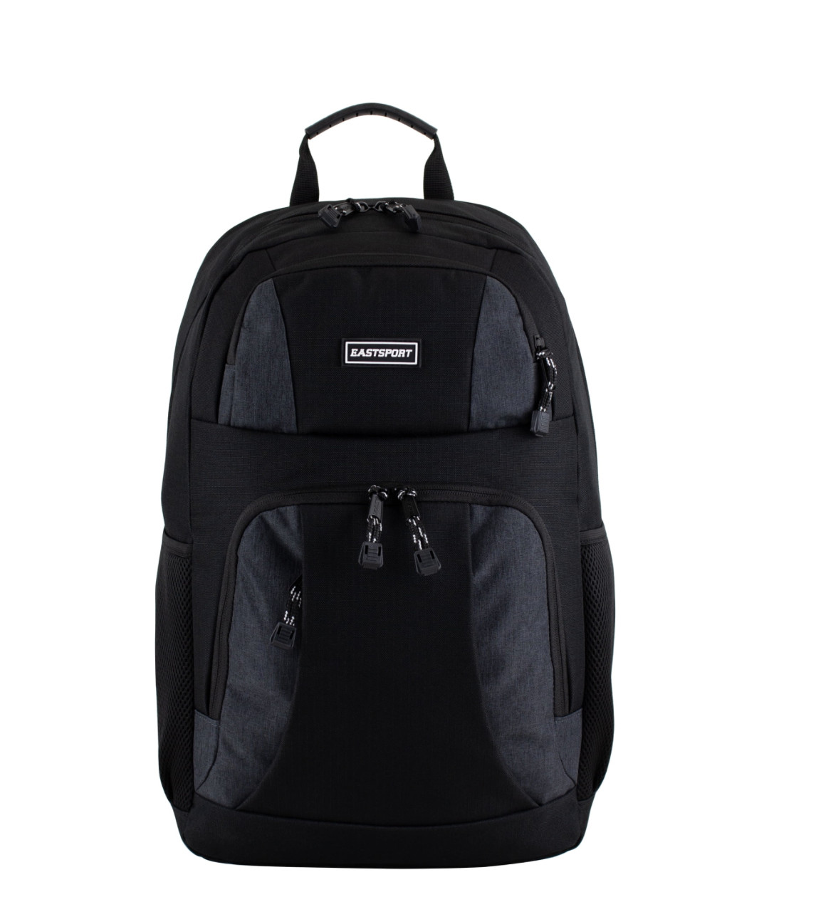 NEW Eastsport Unisex 19″ Premier Expandable Recycled Backpack Black Multi-Pocket