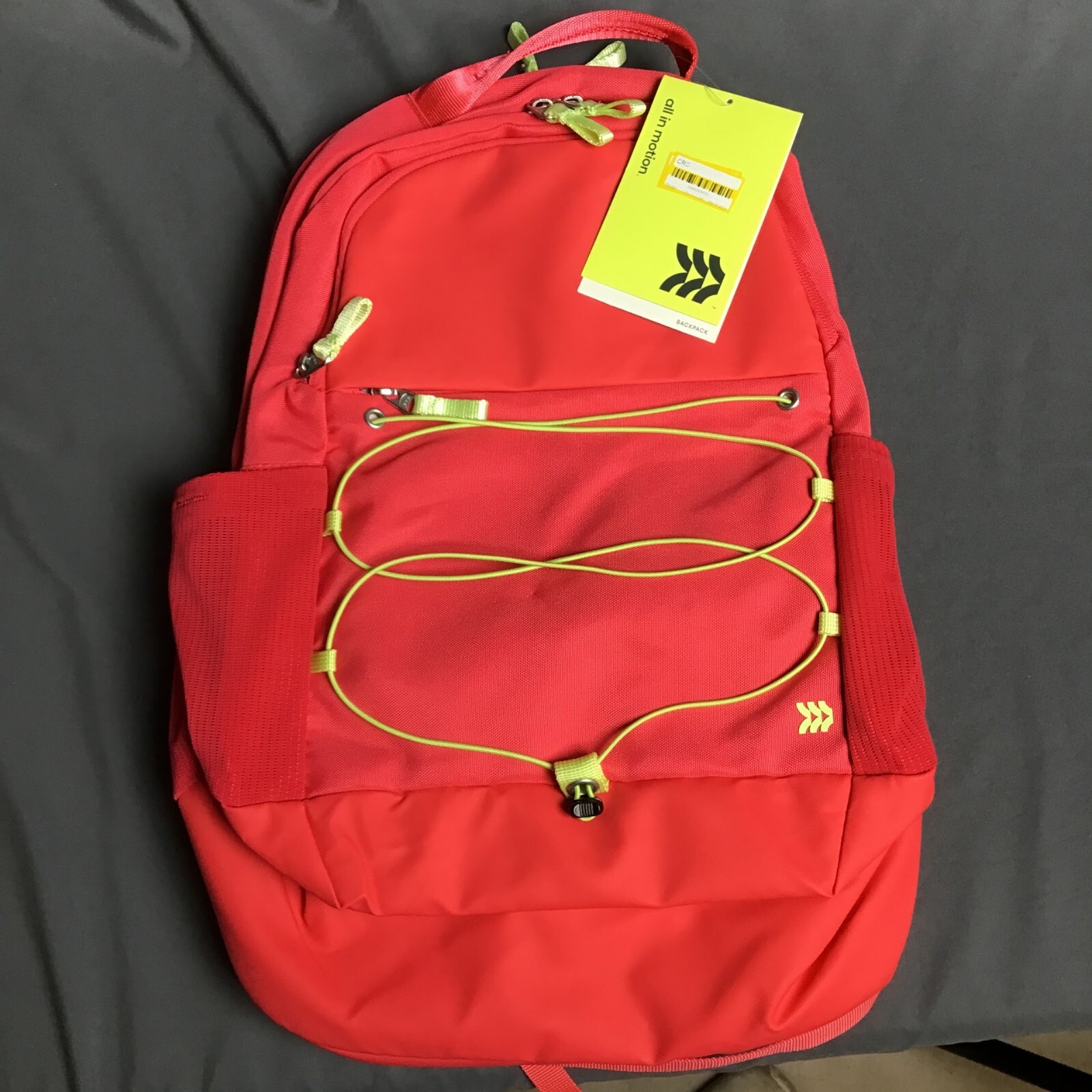 Sporty 19″ Red/Lime All in Motion Skywriting Backpack