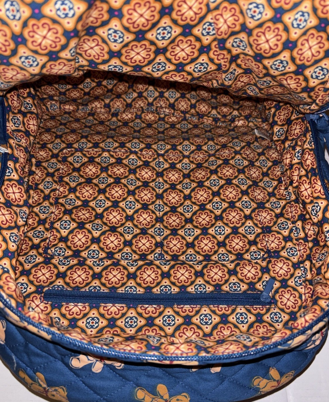 Vera Bradley Cotton Bancroft Backpack Bunch of Bears Teddy Bears NWT