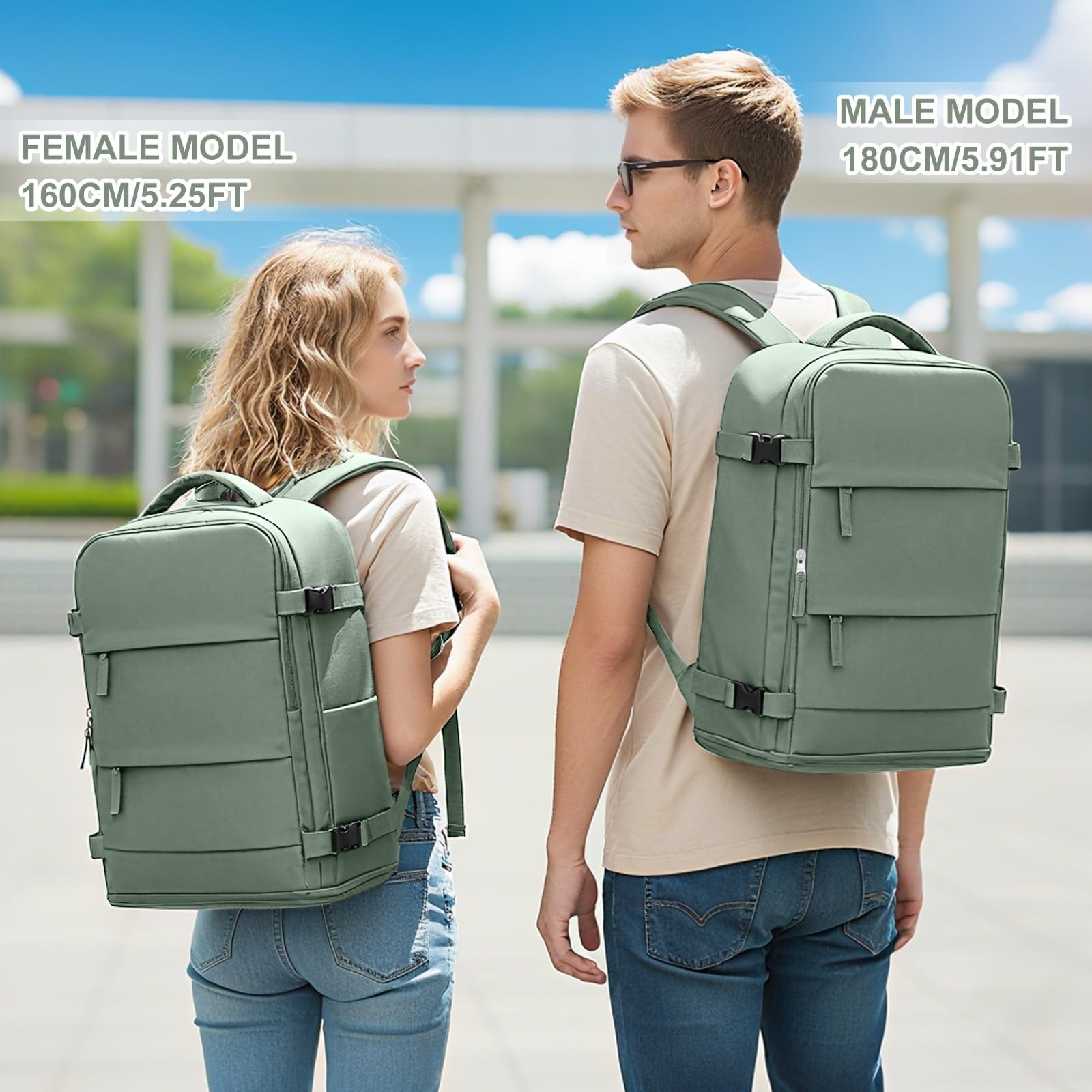 coowoz Travel Backpack For Women Men,Carry On Backpack,Hiking Backpack Waterp…