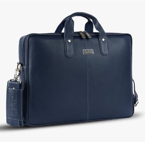 HAMMONDS FLYCATCHER Men Leather Laptop Bag 15.6in Padded