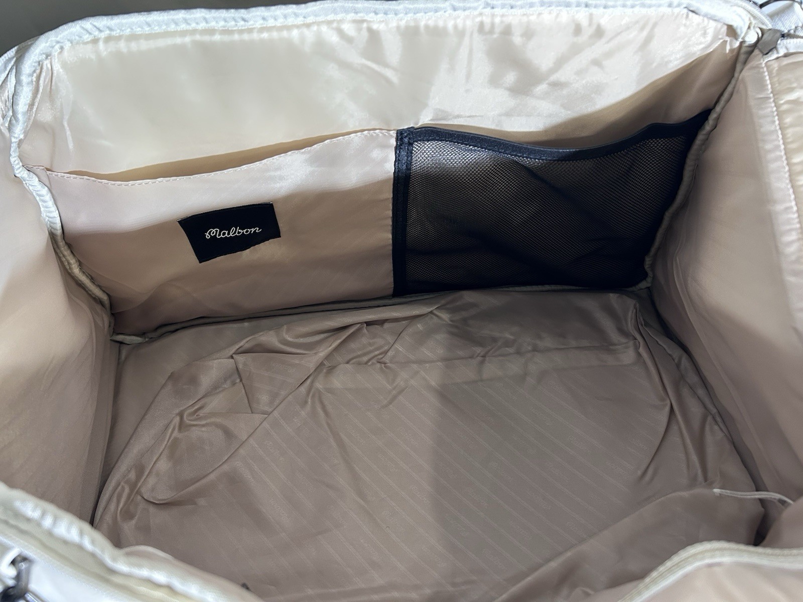 Malbon Golf Duffle Bag Gray/White – Rare find