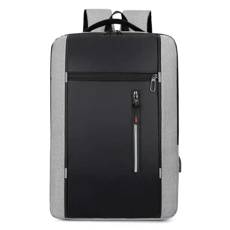 Men Laptop Backpack 15.6 Inch Waterproof USB Charging Business Travel School Bag